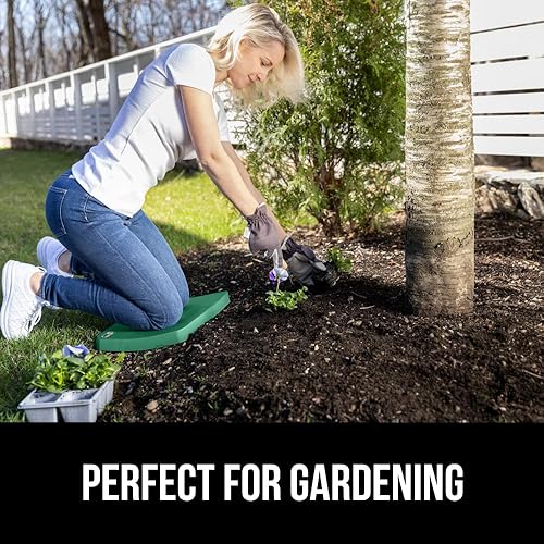 Miniatura 8 de GORILLA GRIP Almohadilla de arrodillarse extra gruesa con patente pendiente de espuma suave, cojines de rodillas grandes y de apoyo para jardinería,