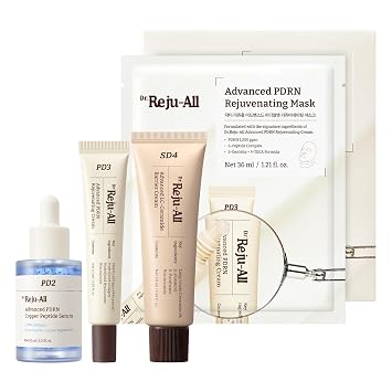 Dr.Reju-All The Curated Essentials Bundle : Copper Peptide Serum + PDRN Cream + LC-Ceramide Barrier Cream + PDRN Mask - The Ultimate Routine for Daily Skin Care - Korean Anti-Aging Skincare Set