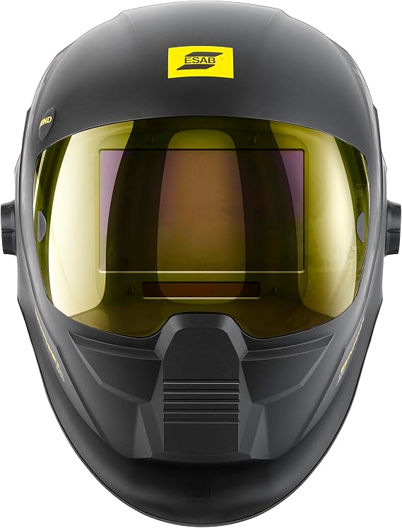 ESAB SentinelTM A60 Welding Helmet, Black Low-Profile Design, High Impact Resistance Nylon, Large Viewing Area 4.65 in x 2.80 in