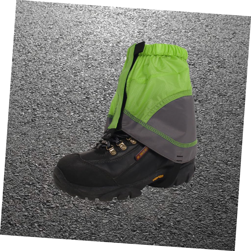 INOOMP 2paires Guêtres Imperméables Ultra-légères pour Randonnée des Chaussures Couvre- pour Activités De Plein Air Vert