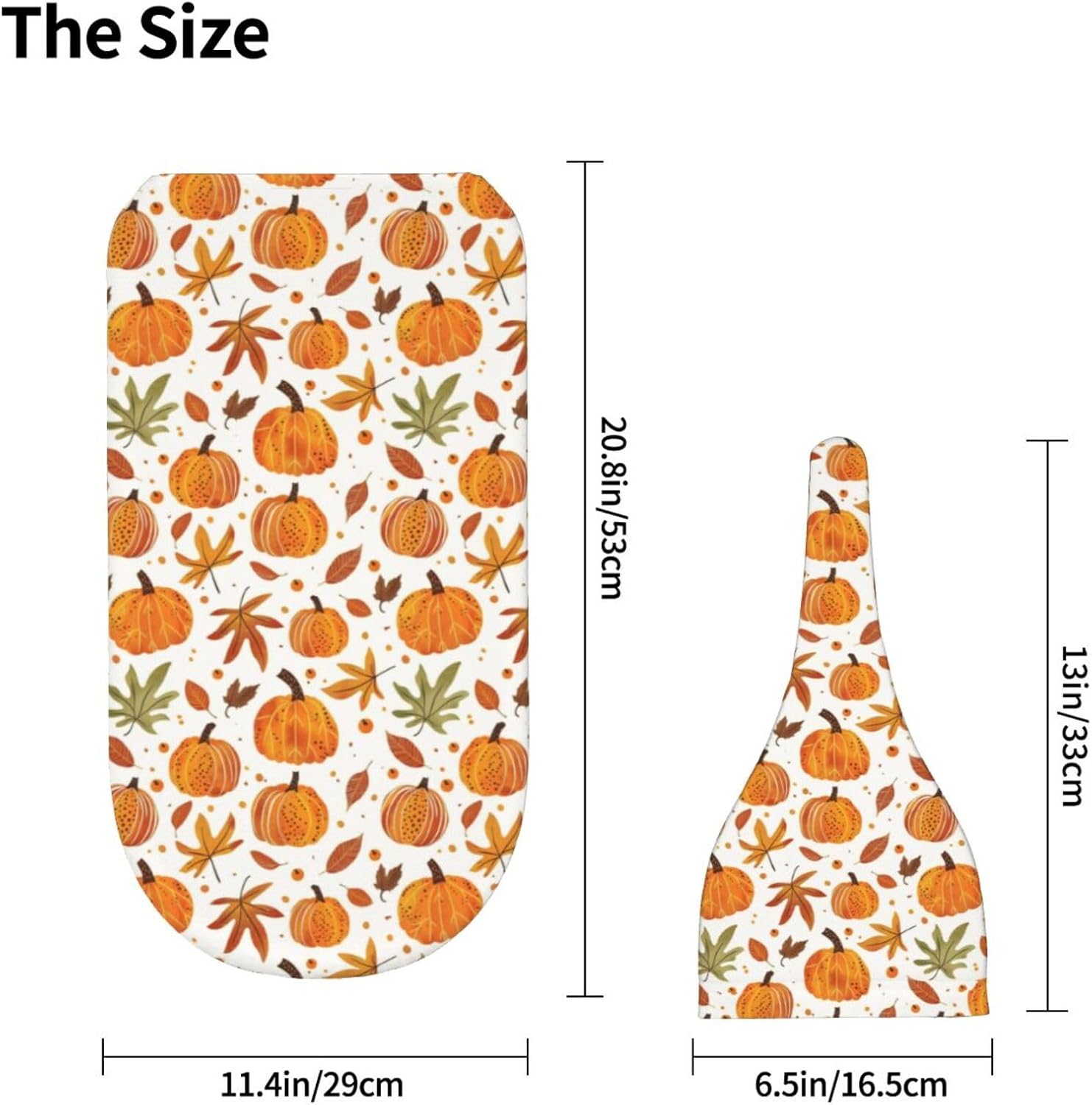 Fall Pumpkins Newborn Swaddle Blankets Hat Sets Soft Baby Receiving Blanket Swaddle Sack for Baby Shower Infant Boy Girl Gift - Image 5