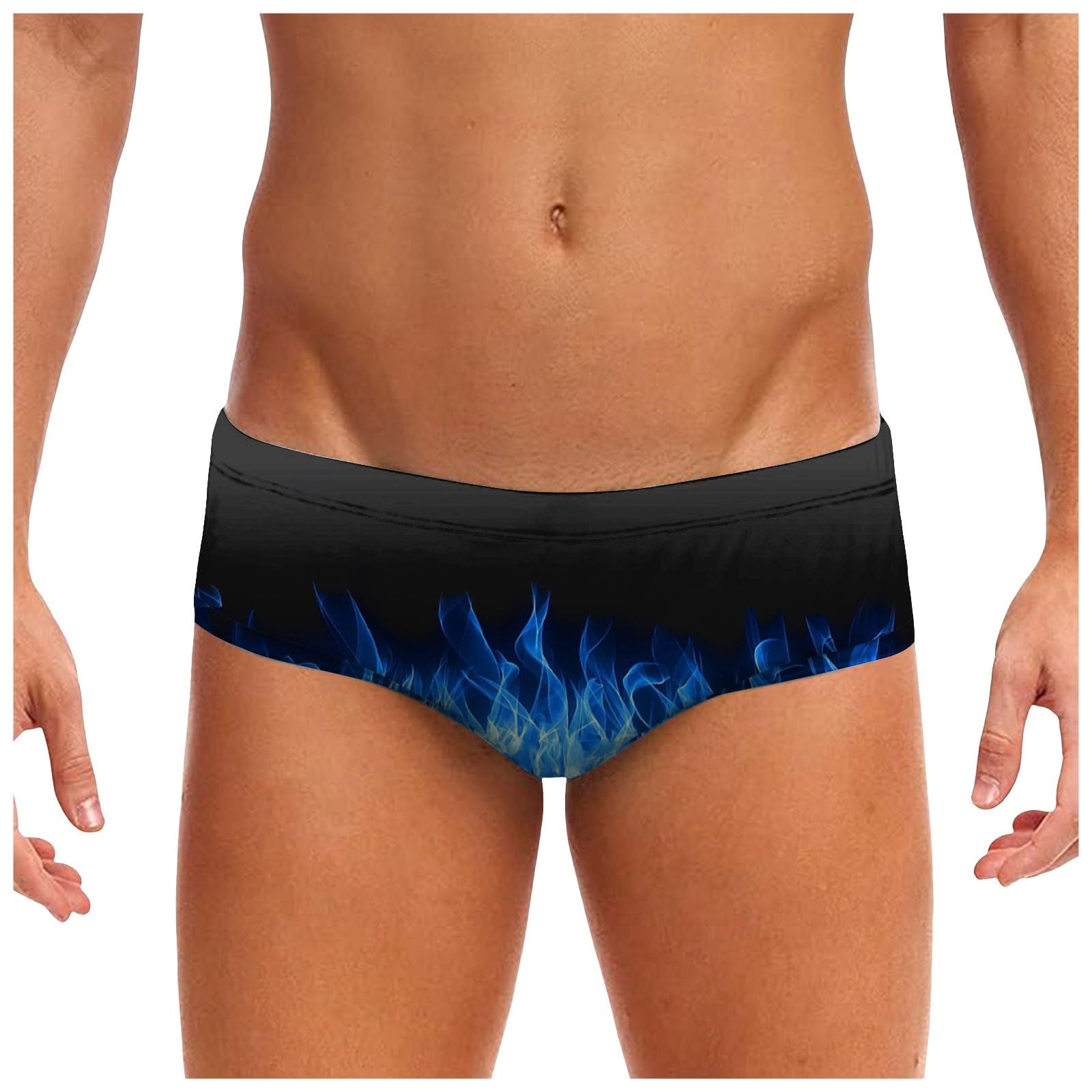 Bañador Hombre Digital natación Playa Plano Piscina Aguas Termales Verano Moda