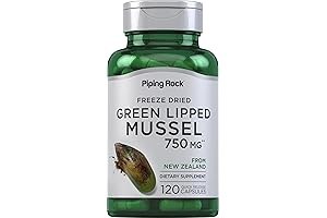 Piping Rock Green Lipped Mussel Capsules - 750mg x 120