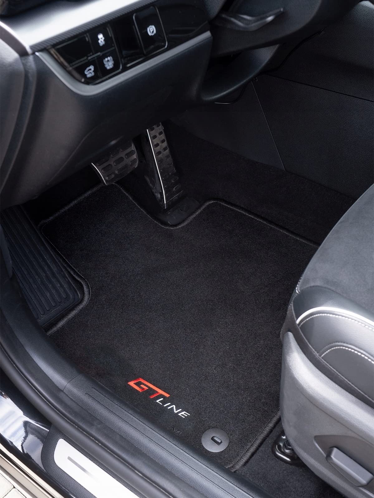 Alfombrillas Velour para Coche Estera del Coche Alfombrillas Velour Coche compatibles con Haft Skoda Fabia II Kombi 2007-2015