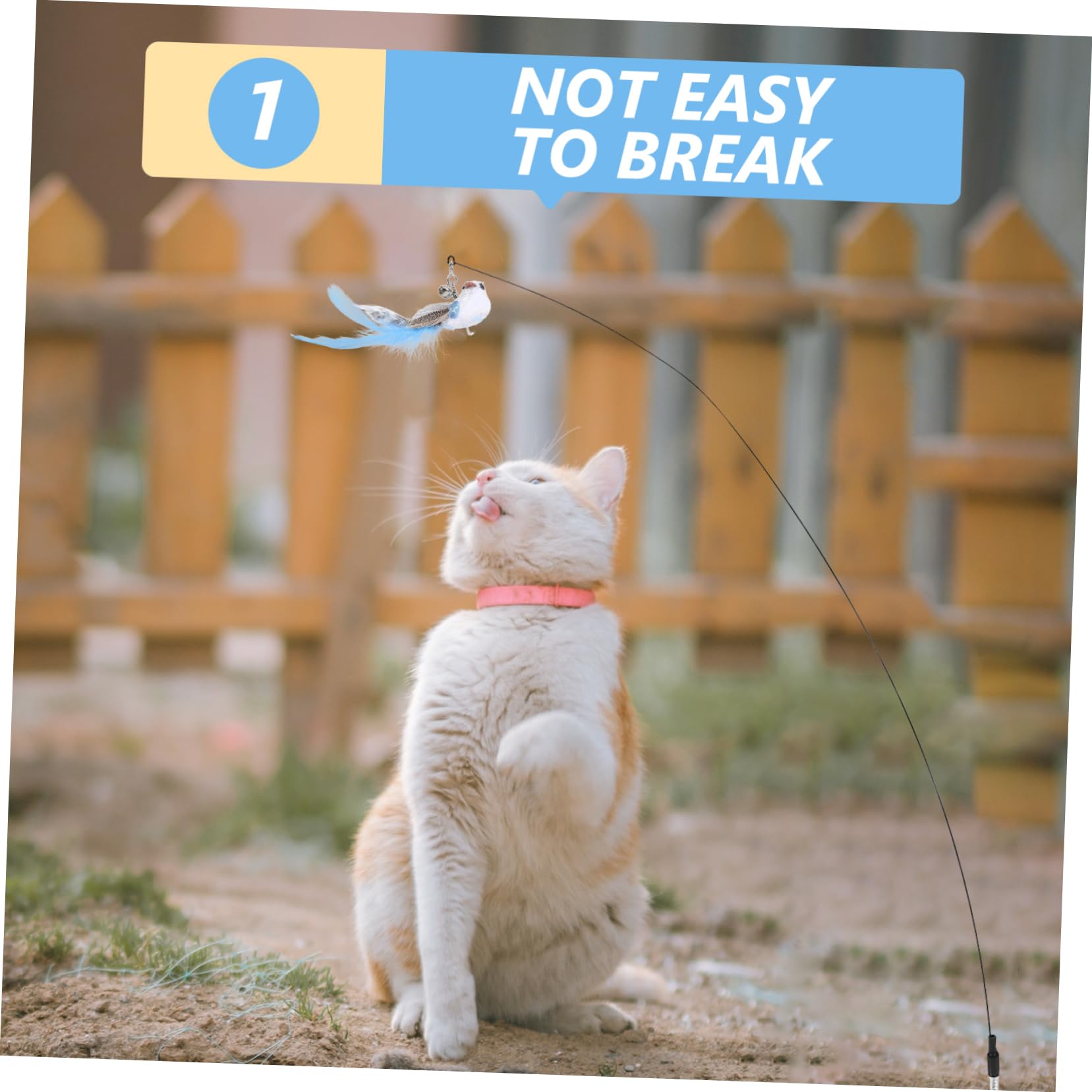 YARNOW 2 Set Bastoncino Per Gatti a Ventosa Giocattoli Per Animali Domestici Per Gatti Giocattoli Interattivi Per Per Indoor Roba Da Filo Di Acciaio