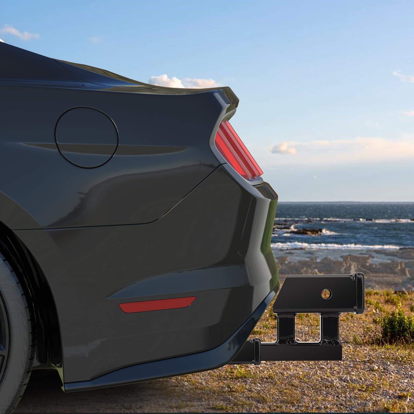 Aazon.co: YAKIA Hitch Ount Rack Hitch Adapter (2-Inch To 1.25-Inch - View #6