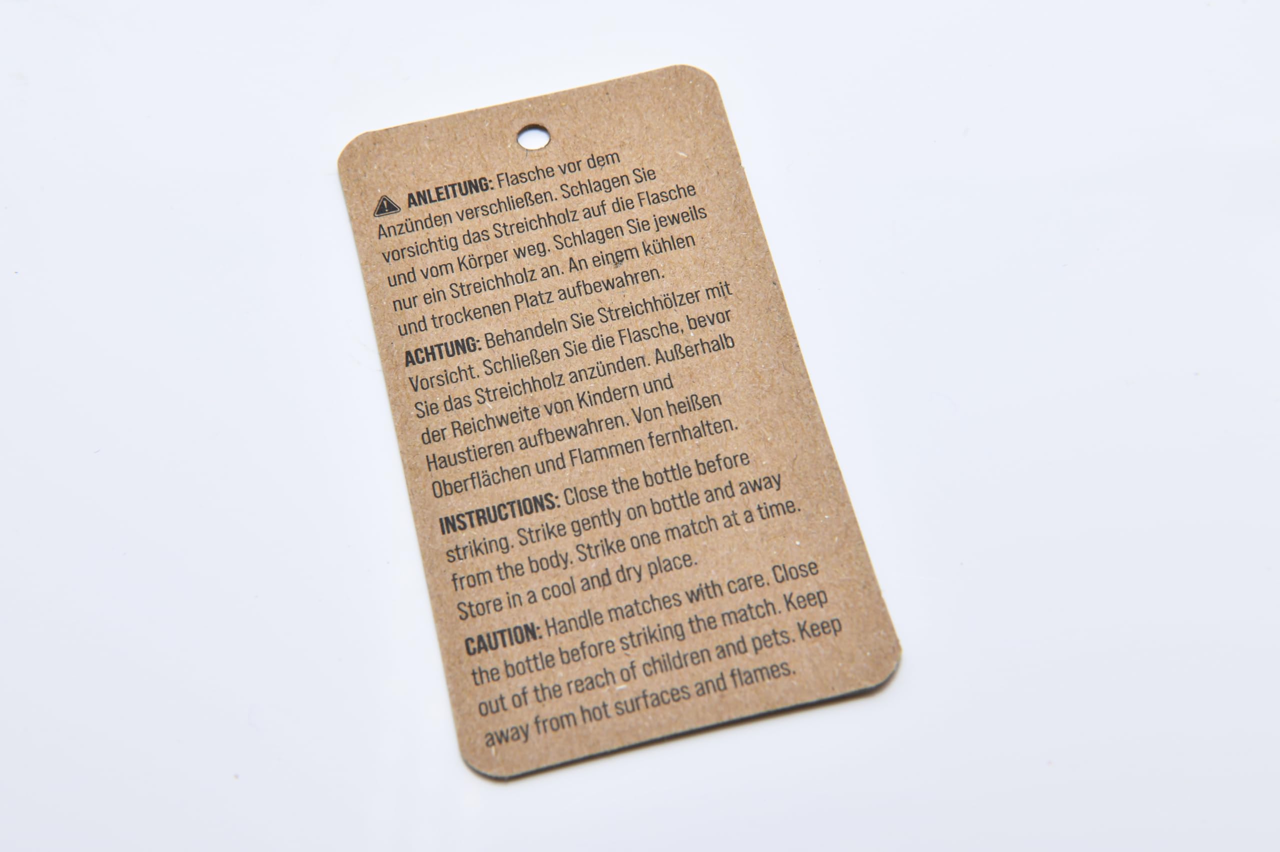 REHGLÜCK Schwarzwald Bouteilles D'apothicaire Classiques Avec Allumettes Noires En 6 Variantes (couleur De La Tête D'allumette : Mélange (rose, Bleu, Noir