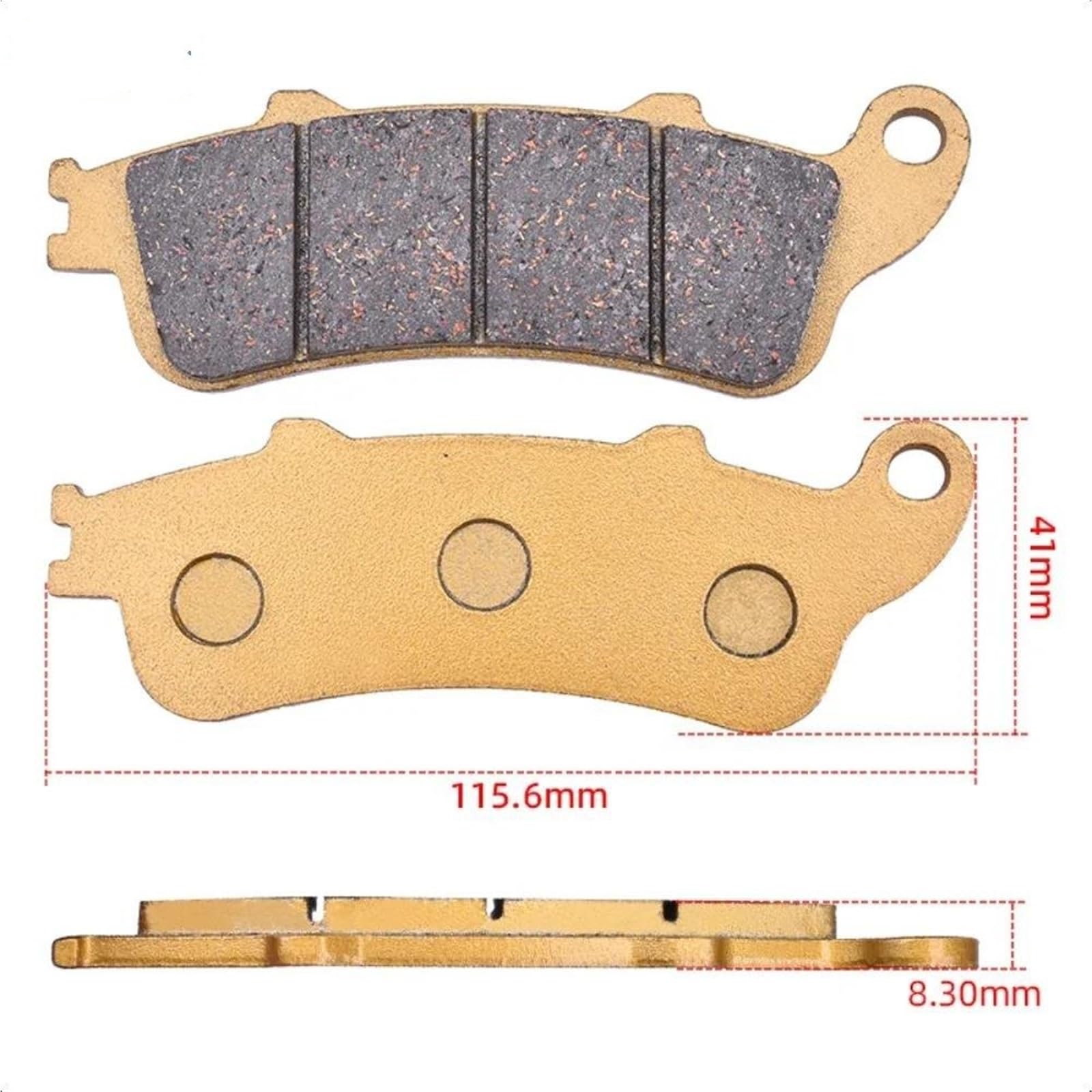 Piezas Pastillas De Freno Delanteras Traseras Para ST 1300 ST1300 Pan European 2002-2007 GL 1800 GL1800 Para Goldwing 2006-2013 Pastillas Freno Scooter(Delantero Trasero)