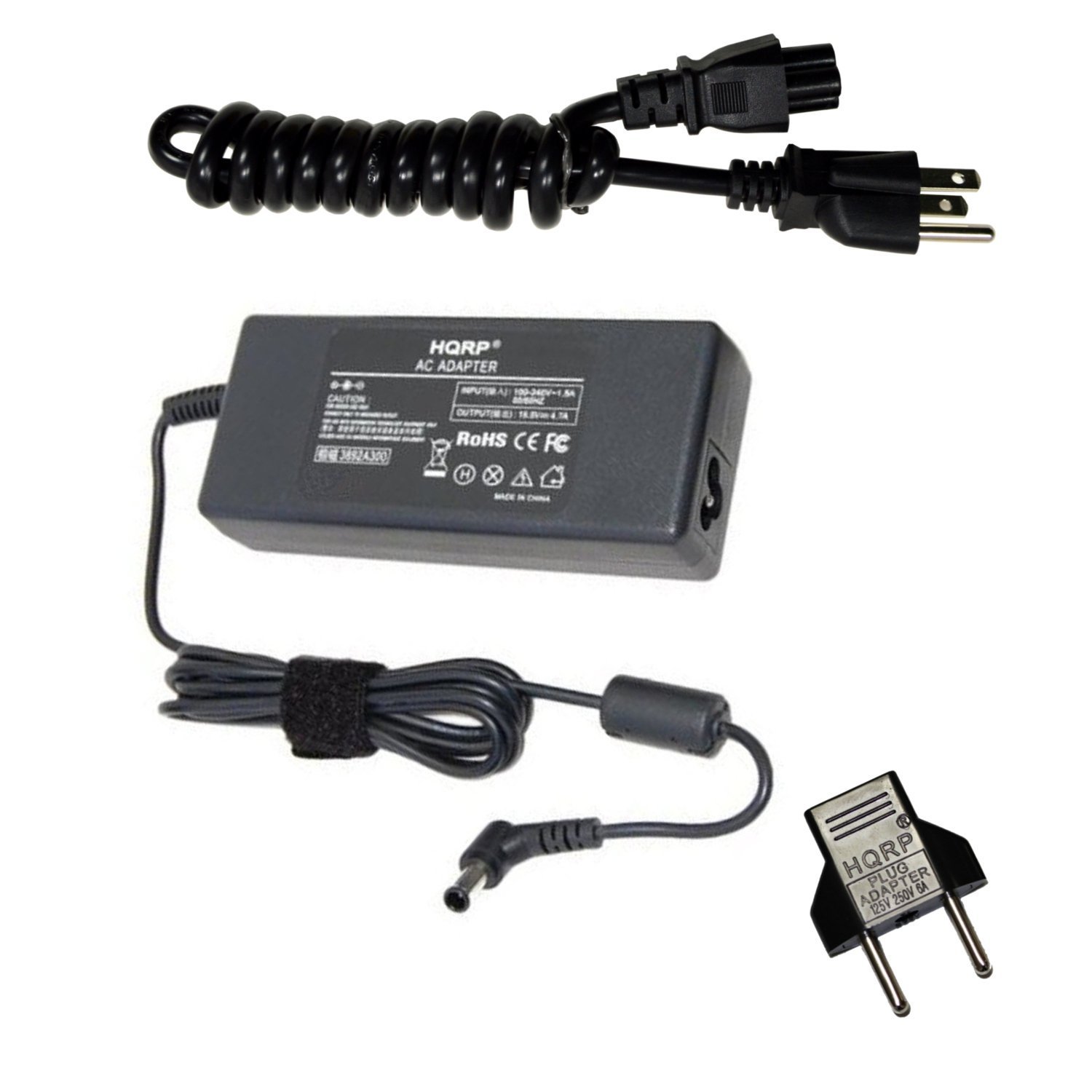 HQRP 19.5V AC Adapter for Sony ACDP-085N02 1-492-734-11 KDL-32W600