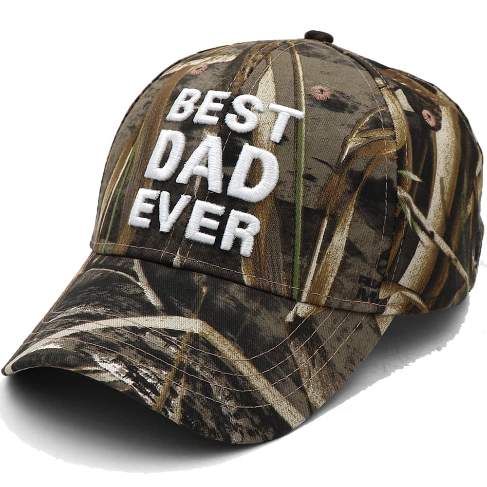 NDLBSDad Gifts for Men Hats Funny Fathers Day Birthday Gifts Worlds Best Dad Embroidered Baseball Caps for Dad Father Husband Men
