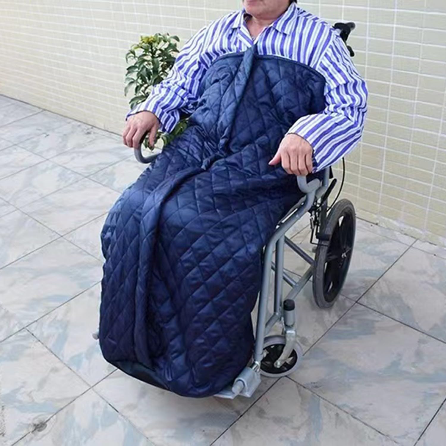 Manta para Silla de Ruedas, Funda de Lluvia para Silla de Ruedas, Accesorios para sillas de Ruedas, Manta con Cremallera para Silla de Ruedas para Mayor Comodidad, Perfec