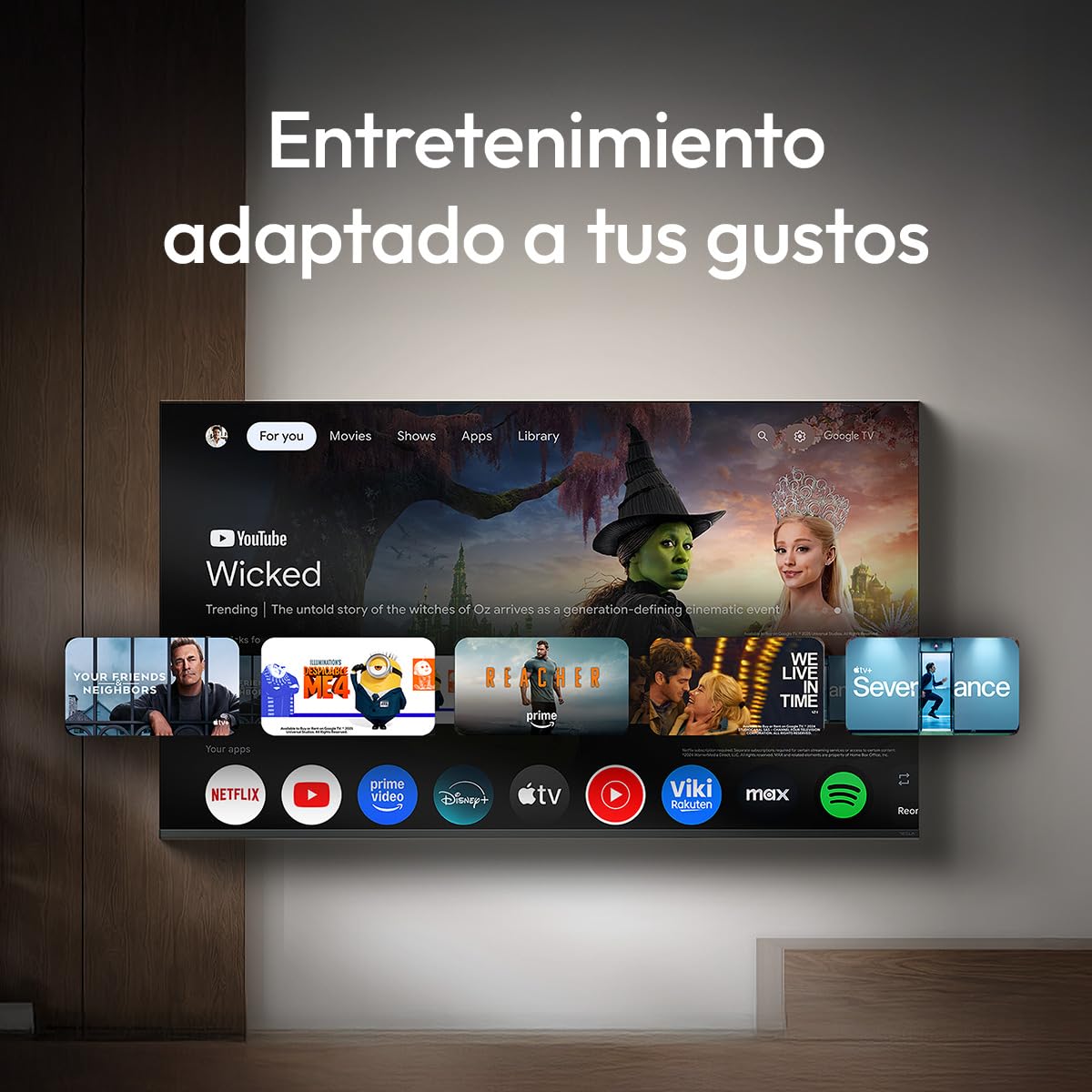 TESLA QLED Smart TV 40 Pulgadas Full HD Compatible con Google TV y Google Assistant - Dolby Audio, HDR, WiFi y Bluetooth, Apps y Chromecast Integrado, 3 HDMI, DVB-T2/S2/C, Color Negro — view 6