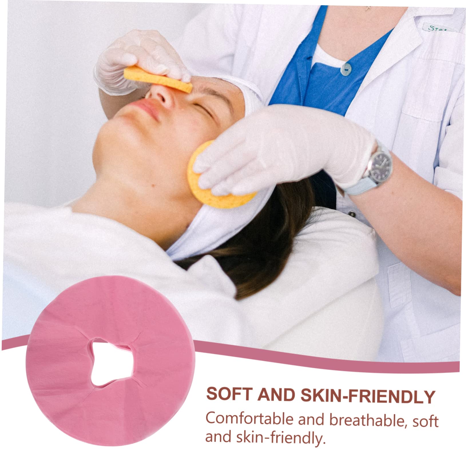 Healvian 150pezzi Tappetini Riutilizzabile Per Lettini Massaggio Per Viso Non Per Centri Estetici e Spa Facili Da Usare e Igienici