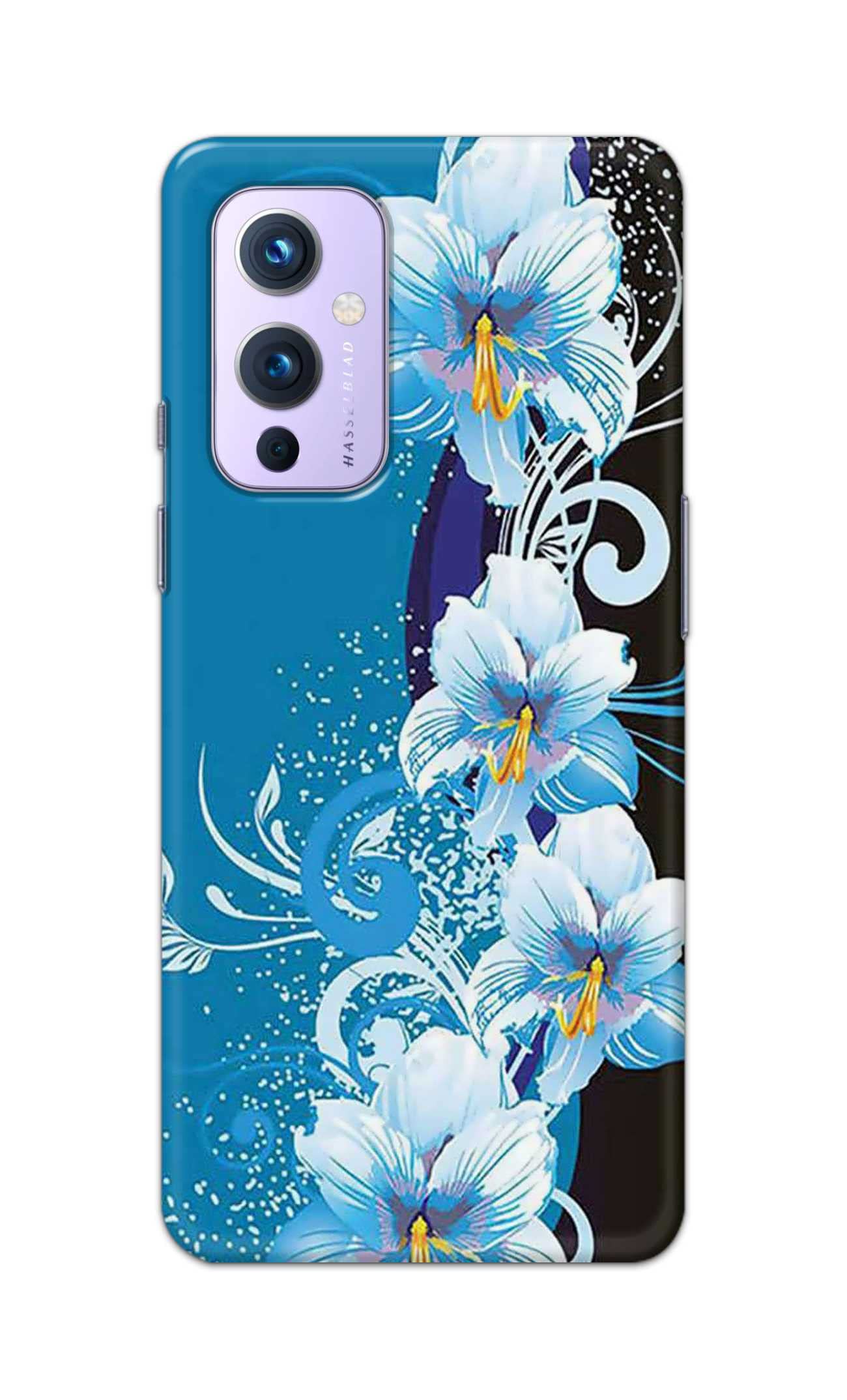 PRINTFIDAA® Printed Hard Back Cover for OnePlus 9 Back Cover (Floral Design) -280724(IG)