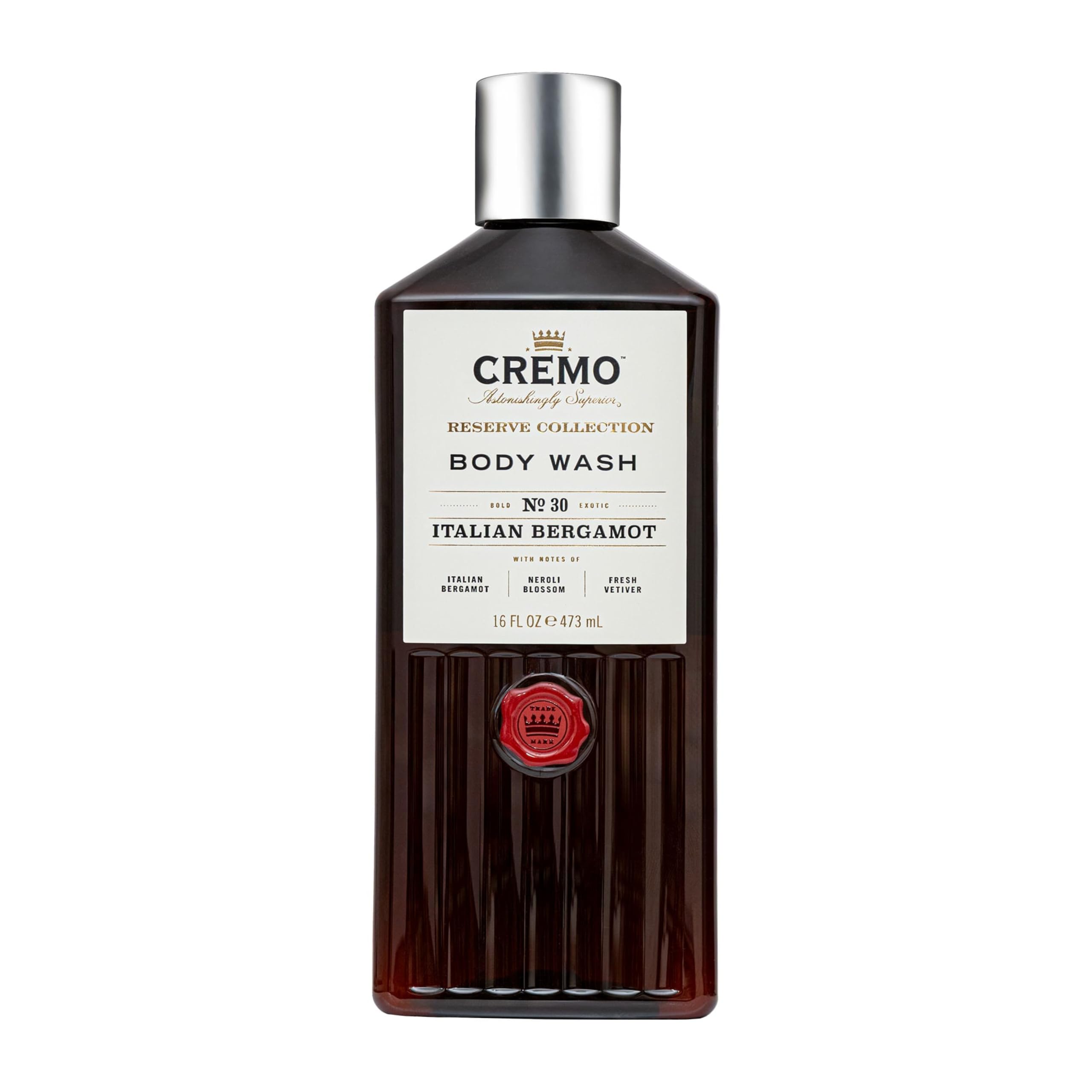 CREMO Men's Body Wash & Shower Gel Italian Bergamot - 473ml