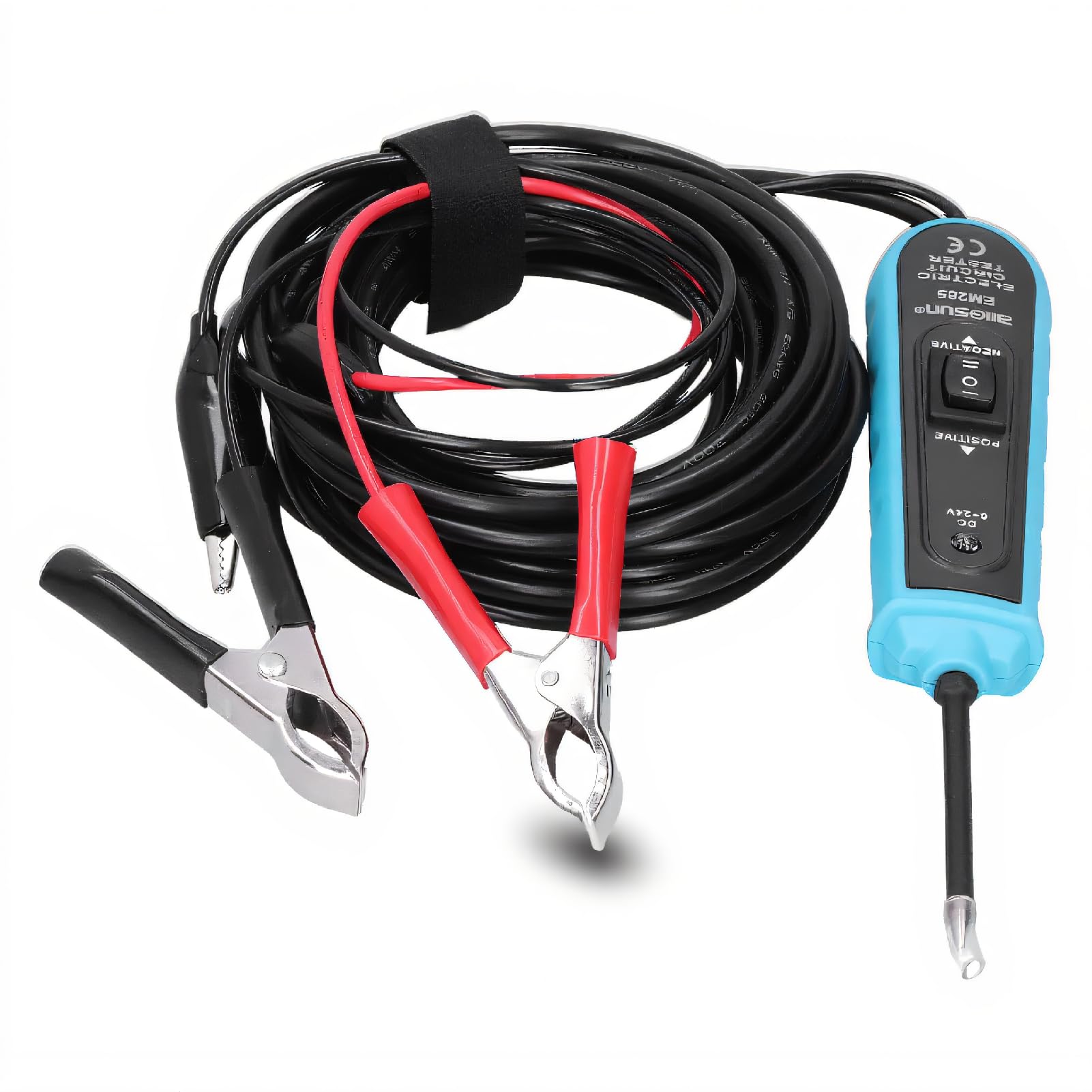 Traceur de court-circuit, protection contre les surcharges de détecteur de disjoncteur de testeur de circuit de voiture EM285 avec sonde de puissance détachable pour outil de diagnostic