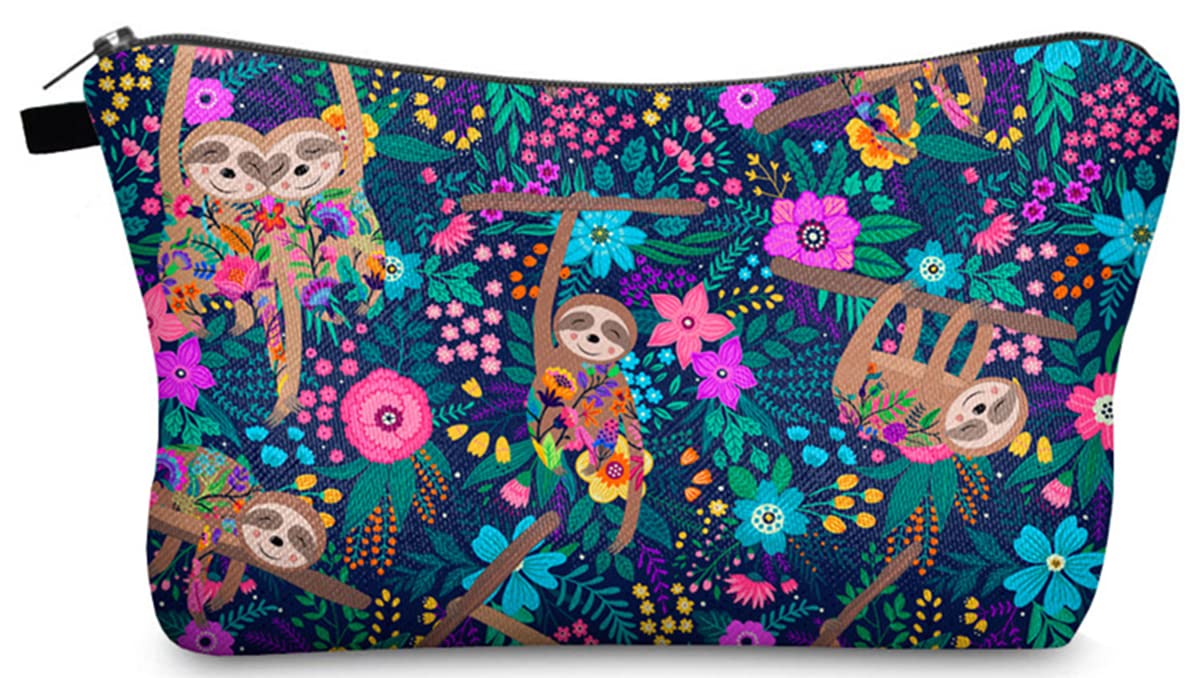 FAVORTALK Cosmetic Bags Portable Small Make Up Bags with Zipper Makeup Bags Water Resistant Travel Wash Bag Multifunctional Toiletry Pouch for Women Girls Ladies B1010 - 1