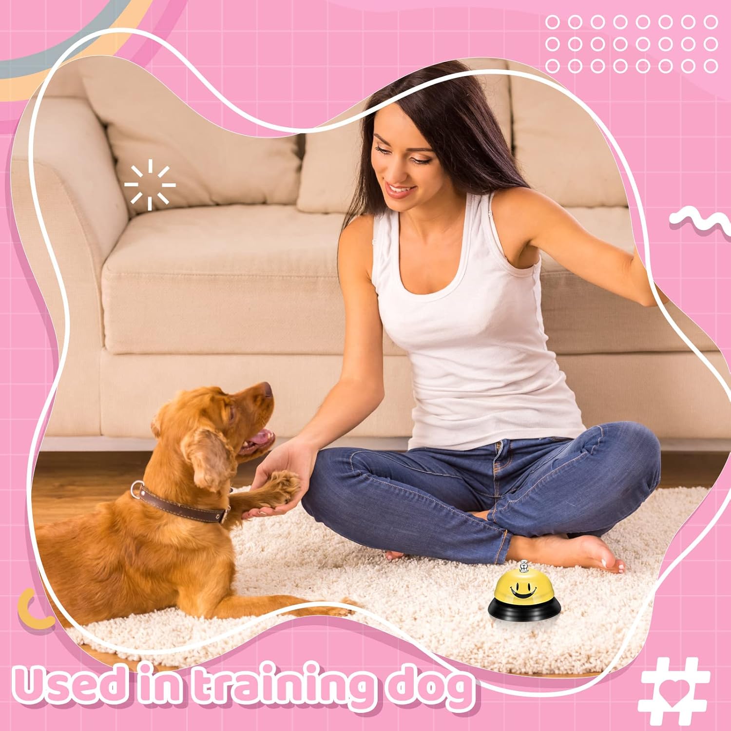 12 Pcs Call Bell Service Bell 3 Inch Diameter Desk Bell Dinner Bell Anti Rust Classroom Bell Counter Bell Ring for Service Metal Dining Bell for Counter Restaurant Hotel Table Kitchen Bar : Office Products