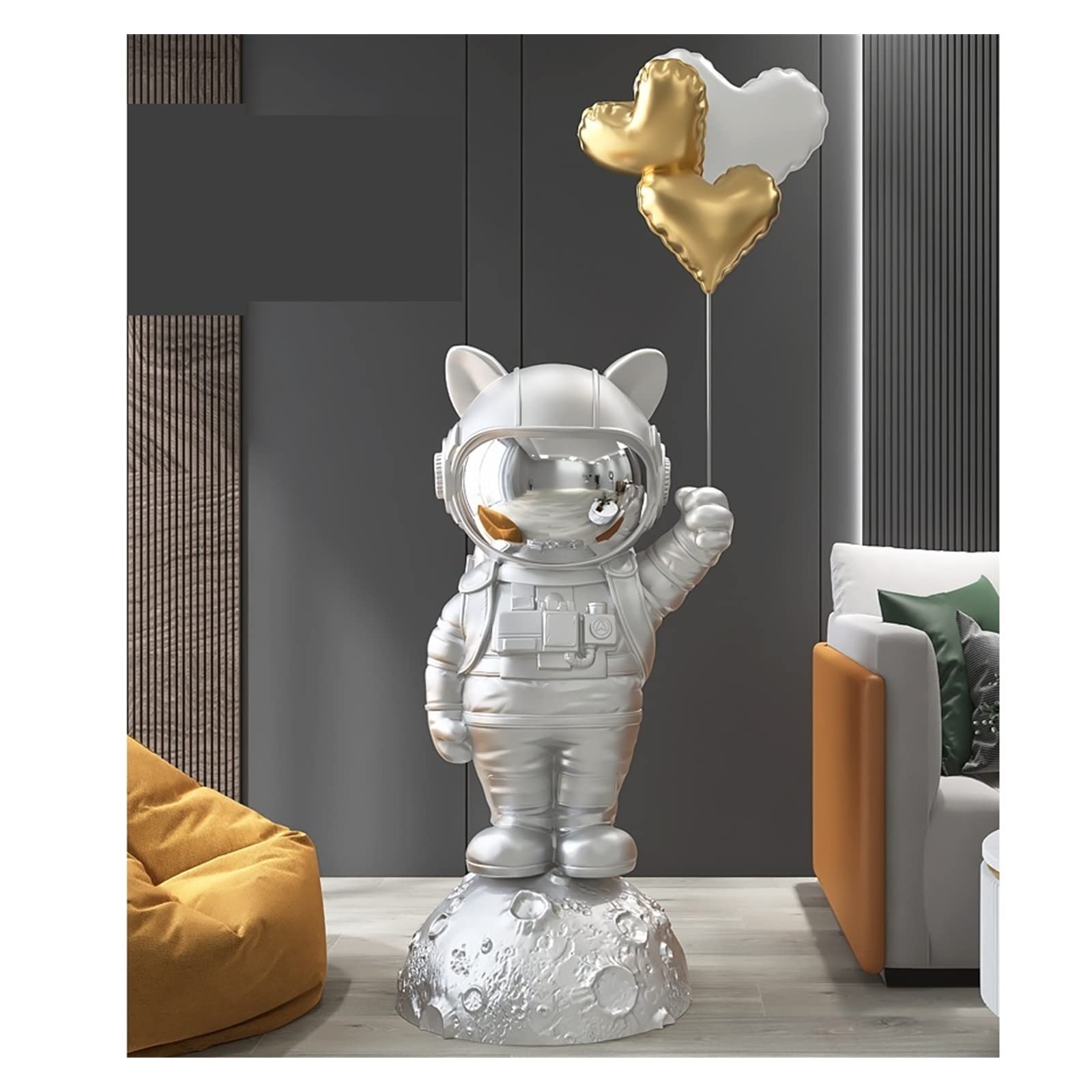 Astronaute Statues Sculpture Figurine Ornement Maison Arts Artisanat Bureau Table Décoration