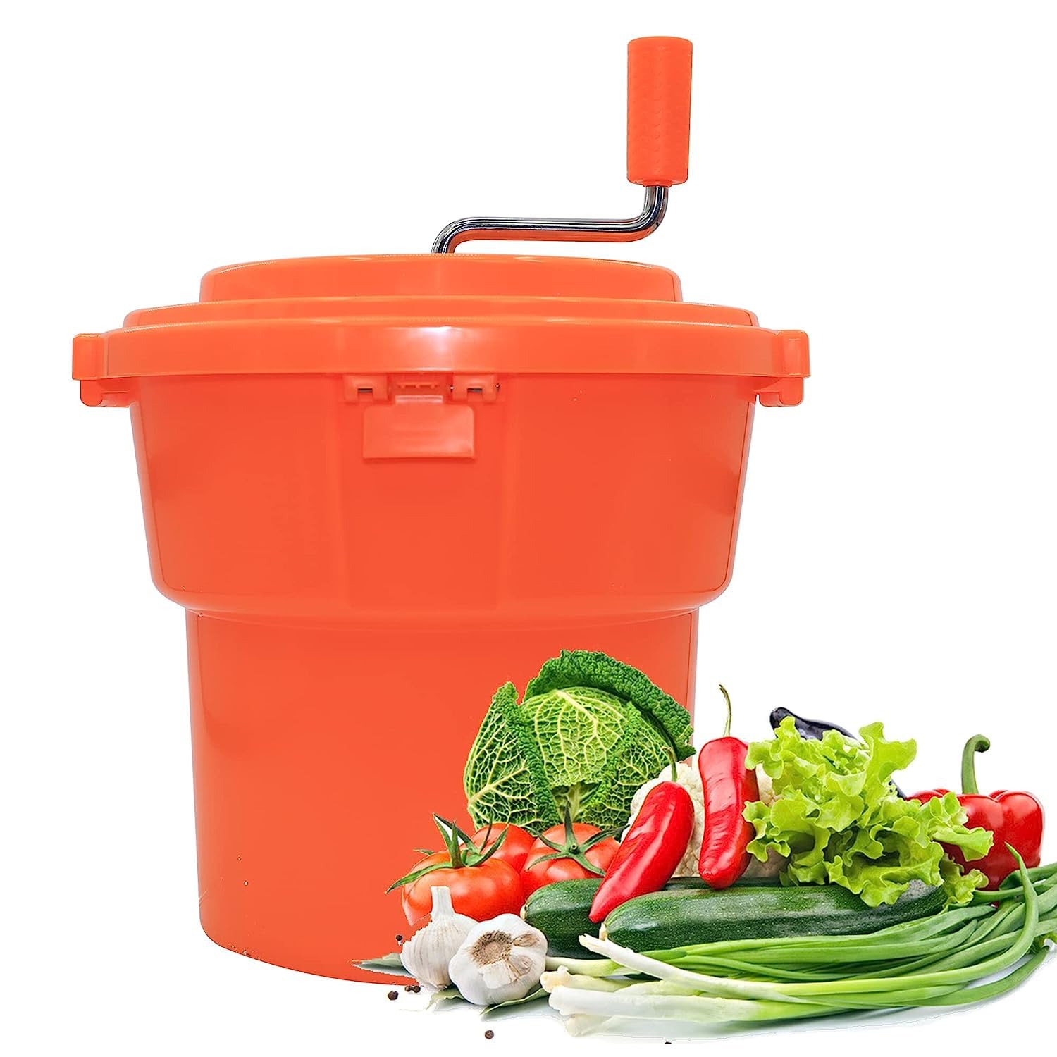 Buy THW 5 Gal/20 Qt Large Commercial Salad Spinner Jumbo Manual Lettuce