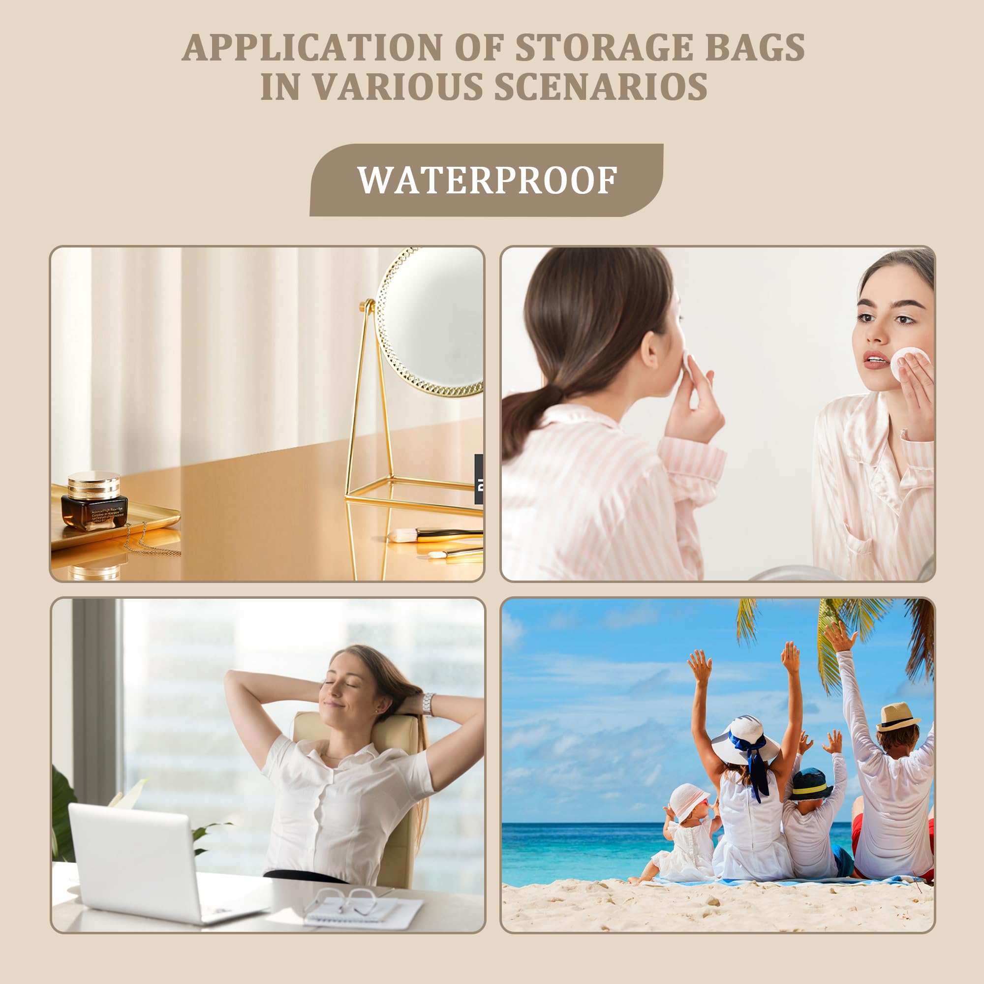 2 sacchetti PVC rosso ciliegia, borsa impermeabile per cosmetici e articoli da toilette, stampa al limone, 2 pezzi, custodia da viaggio