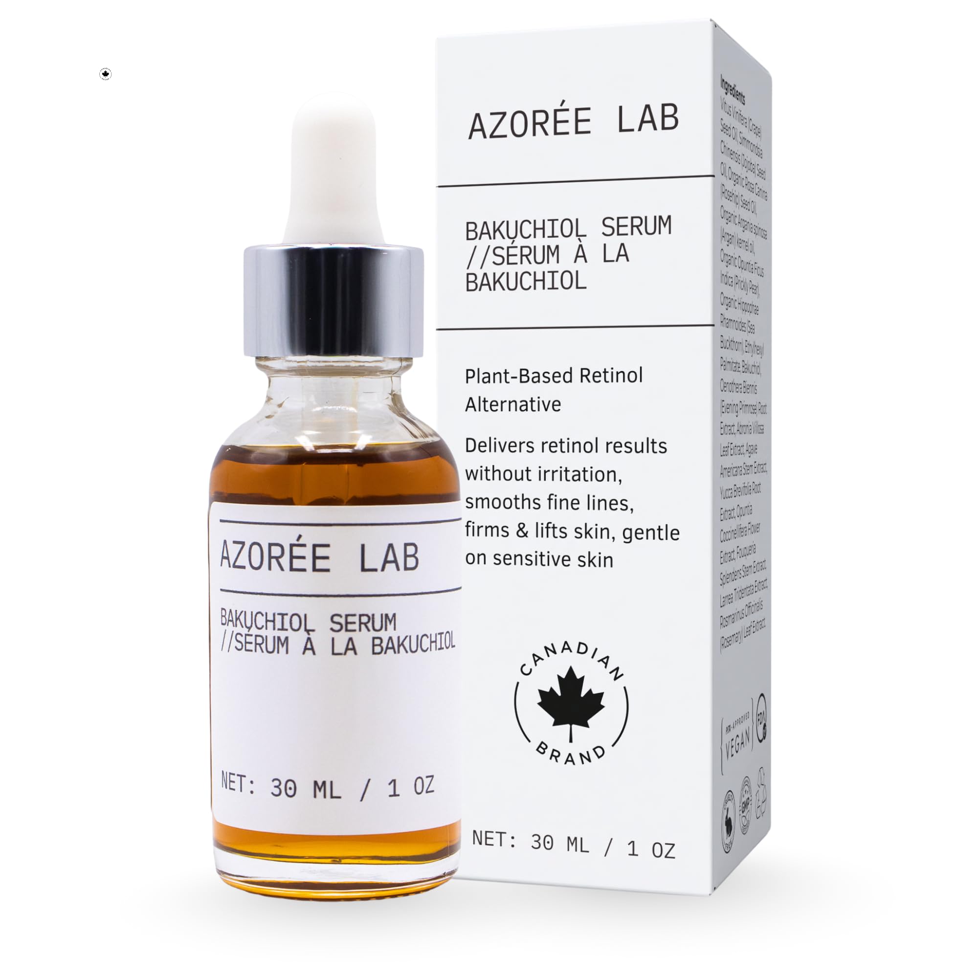 Bakuchiol Serum, 30ml – Nourishing Facial Oil with Rosehip & Sea