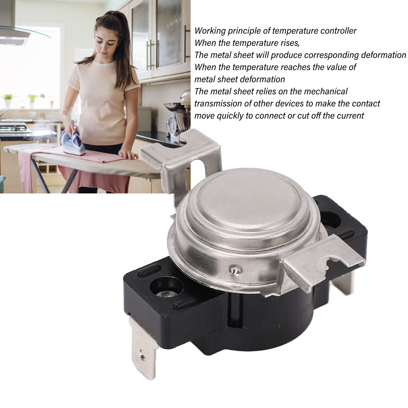 Interruttore termico KSD302 250V 16A 165°C, interruttore di controllo