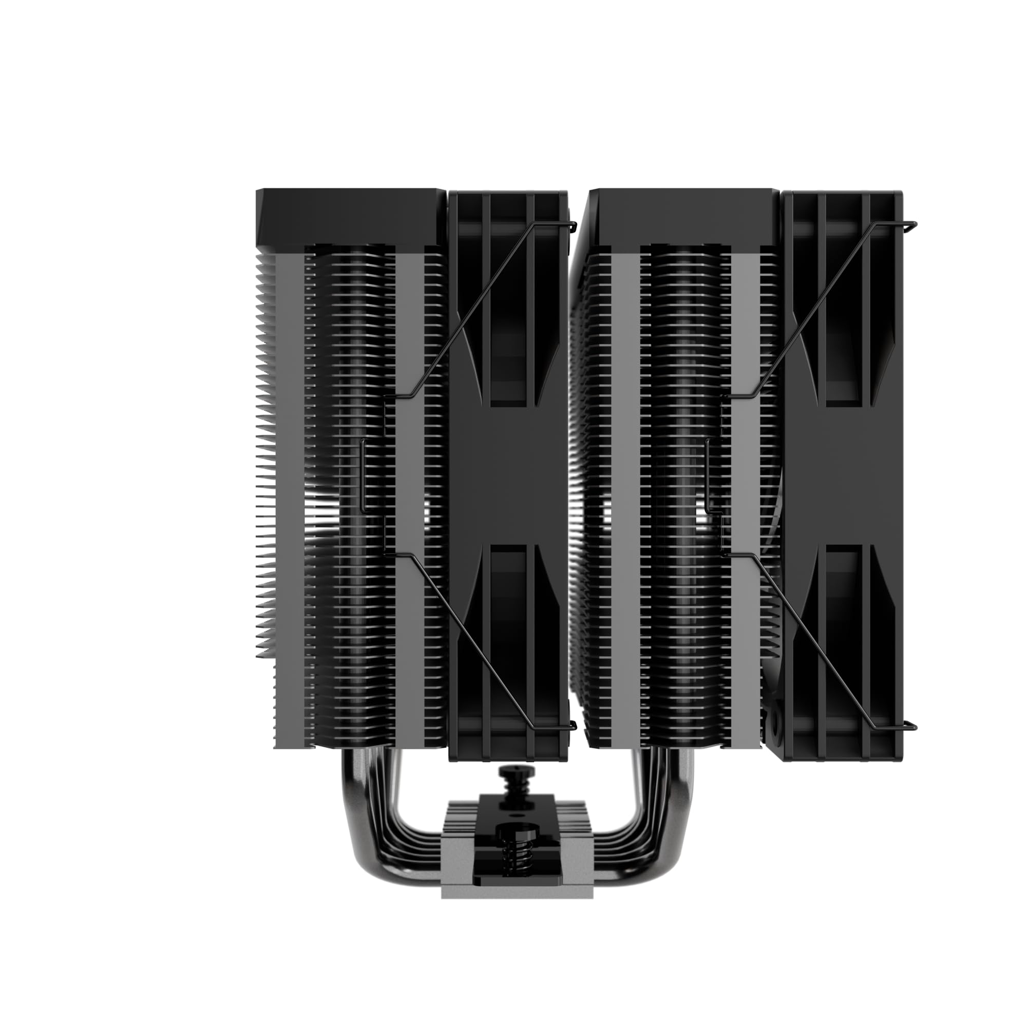 ENERMAX ETS-TD60D CPU Dual-Tower chłodnica, cyfrowy wskaźnik stanu, 2 x 120 mm wentylator PWM FDB|TDP 250 W +|6 x 6 mm Composite Heatpipes |w zestawie Dow Corning TC-5888 |Intel LGA1851/1700/115x AMD