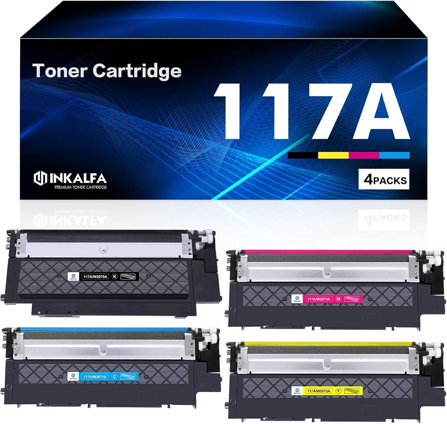 HP 117A Cyan (W2071A) - Toner HP LaserJet d'origine