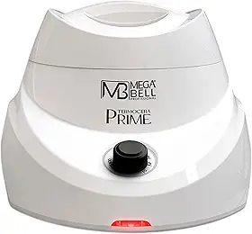 Mega Bell, Panela aquecedora de cera para depilação, Termocera Prime, Com refil, Bivolt, 500g, Branco