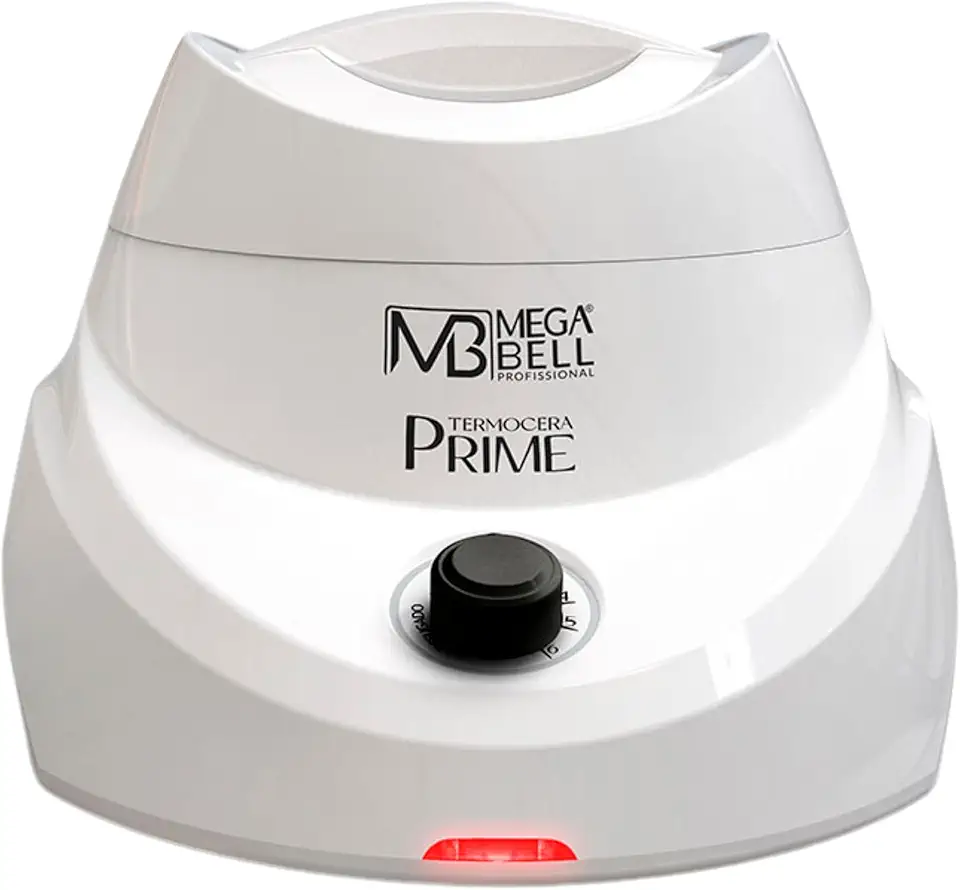 Mega Bell, Panela aquecedora de cera para depilação, Termocera Prime, Com refil, Bivolt, 500g, Branco