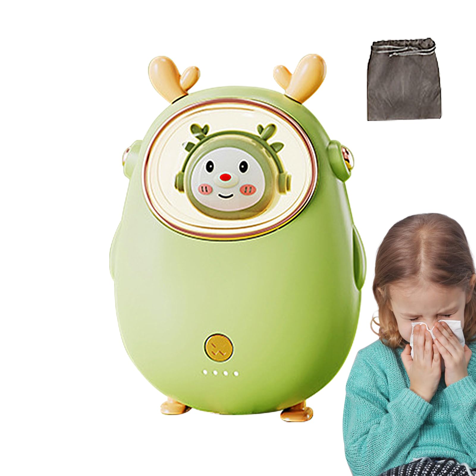 Scaldamani ricaricabili, carino, con luce notturna, riscaldamento rapido, 3000 mAh, ricaricabili, forniture invernali