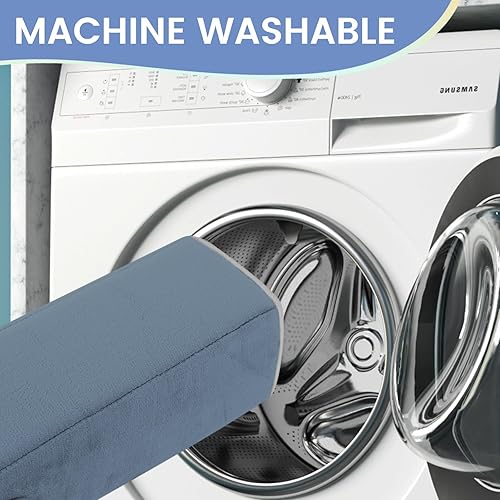 Miniatura 8 de Juego de 3 tapetes de baño de espuma viscoelástica antideslizantes, juego de alfombras de baño suaves extra absorbentes, alfombras de área lavables