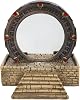 Starlight-gate Ring Mirror Time Tunnel Infinity Mirror Modelling 3D Night Light LED Table Lamp Collectable Gift Gaming Sculpture Home Decor No led