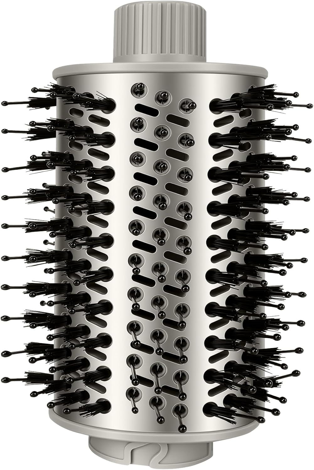 Round Hot Air Brush Attachment for Hot Air Styler Compatible with Shark FlexStyle (HD400 Series) Dual-Bristle Smoothing & Detangling, Faster Blow-Dry Oval Brush for Straight/Wavy/Curly/Coily Hair