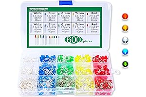 600Pcs 3mm 5mm Light Emitting Diode Kit