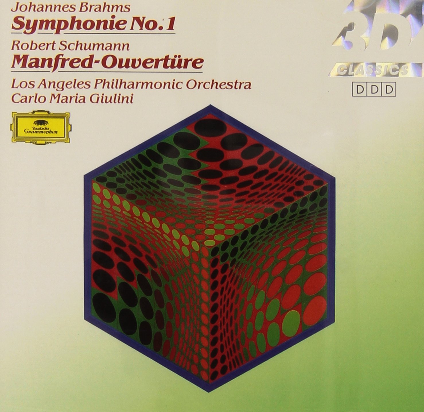 Symphony 1 [Audio CD] Brahms; Schumann and Giulini