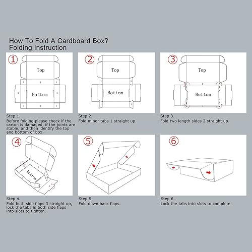 Miniatura 6 de EXYGLO Cajas de cartón para pequeñas empresas, embalaje y correo, 7x5x2 - Paquete de 25, color negro