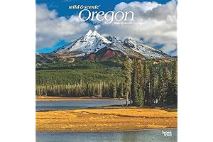Oregon Wild & Scenic 2025 Monthly Square Wall Calendar | Delightful Nature...