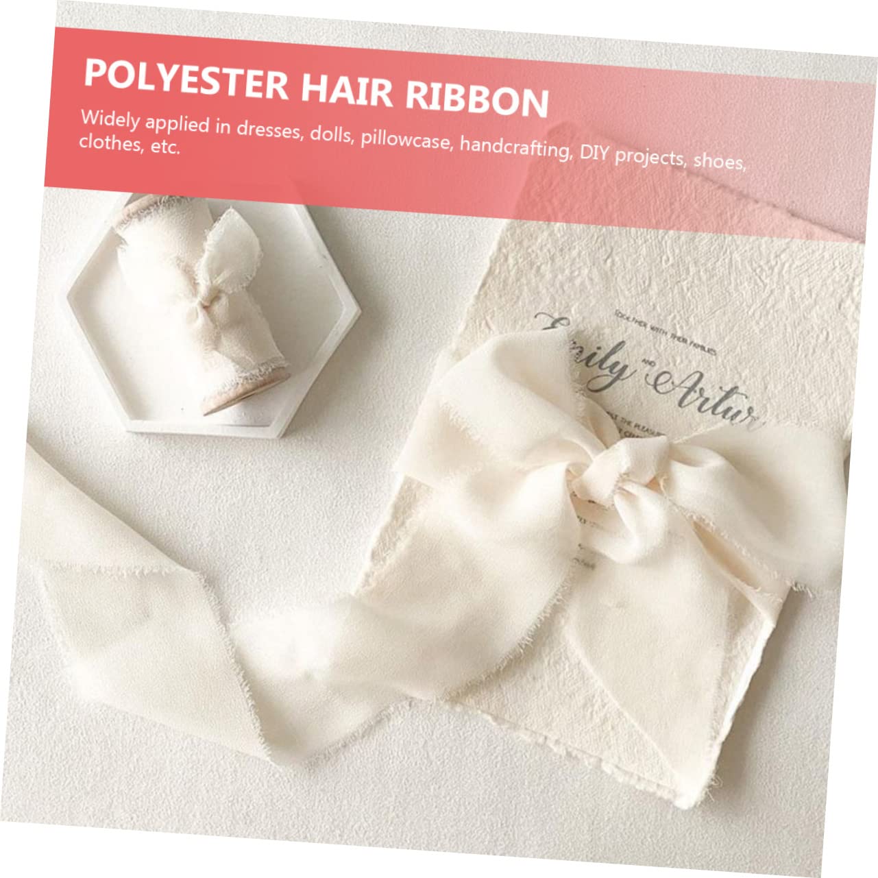 HOMSFOU 8rollen Blütenbänder Für Hochzeiten Von Handgerissenem Fransigem Chiffon Vielseitige Deko-bänder Für Blumensträuße Und Bastelprojekte Pro Breit