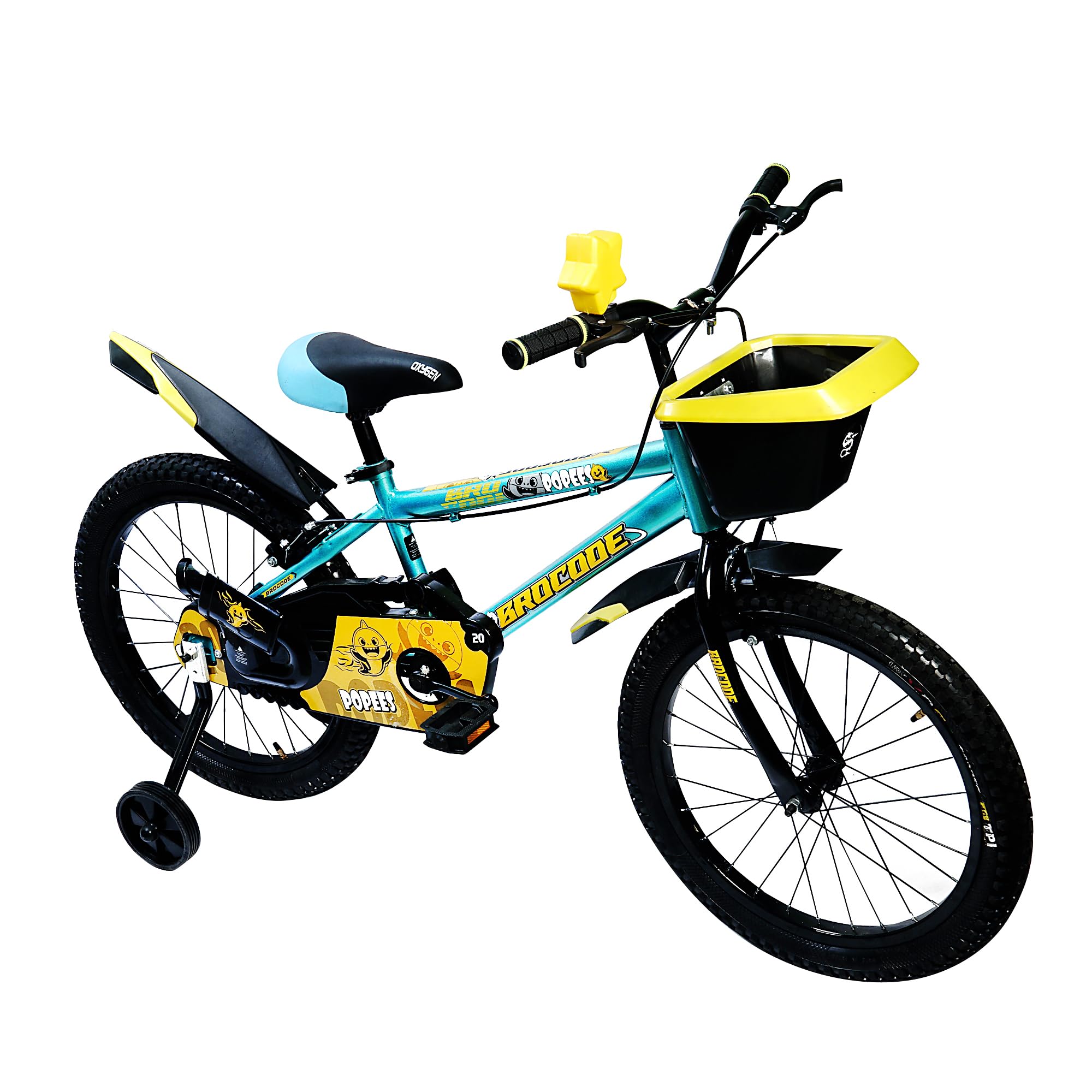 BROCODE 20T, Electric Blue and Fluorescent Yellow 20 T Kids Cycle (Single Speed) for Unisex Kids (B0CX9585NC) Amazon Price History, Amazon Price Tracker