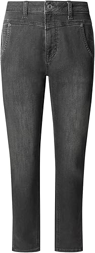 Pepe Jeans Tapered Gymdigo MW Carey Jeans, Negro (Denim-9fg), 25W / 28L para Muj