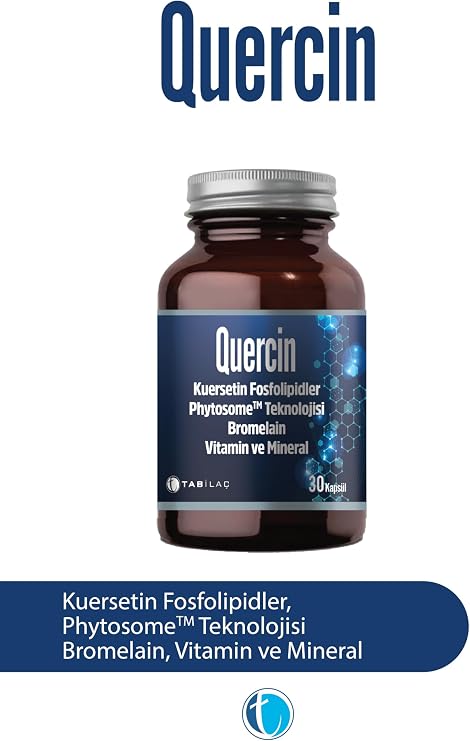 Tab Pharmaceutical Quertecin Phytosomal Quercetin Bromelain 60 Capsules