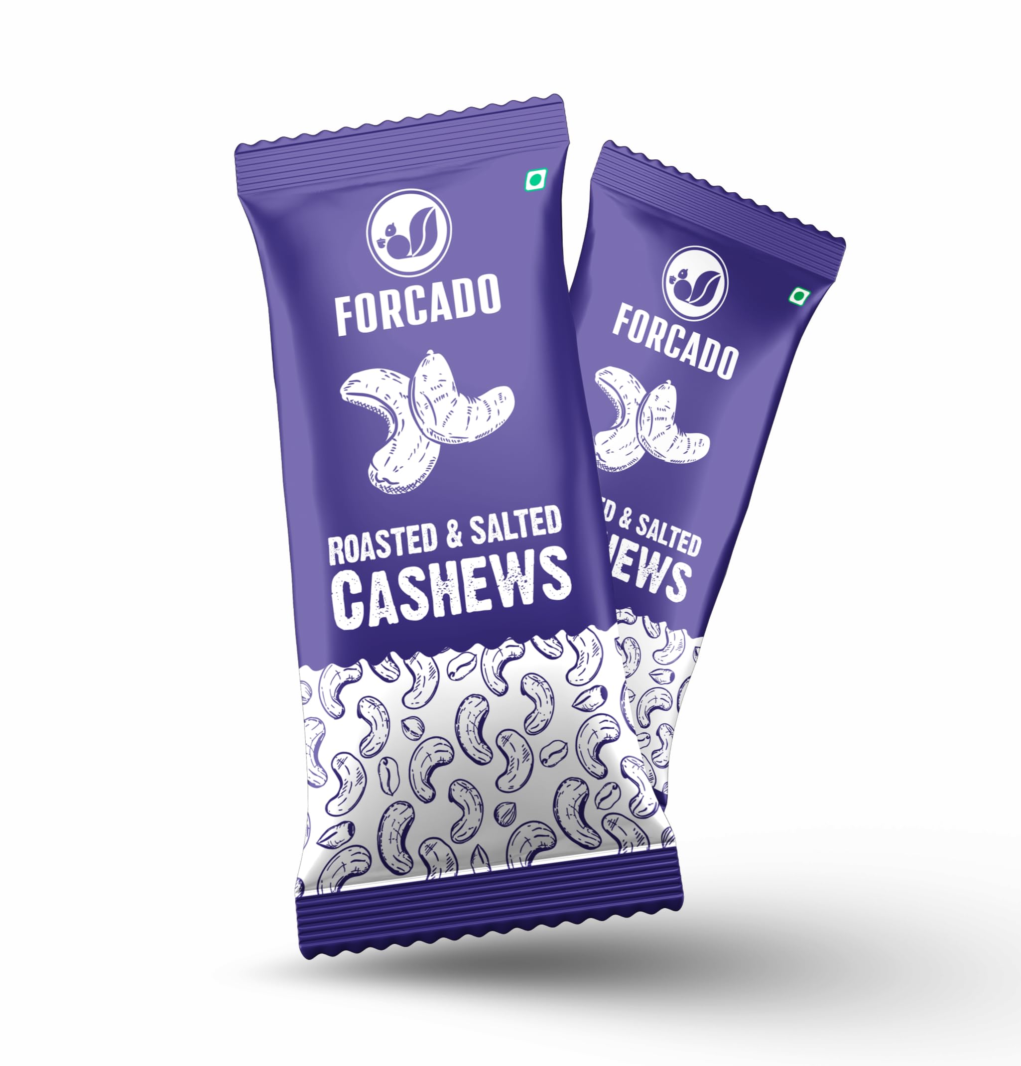 Forcado Premium Cashews Sachets | Pack of 10 Cashews Roasted Lightly Salted Sachets | 20g Each - Cashews | No Oil | Perfect For The Entire Family Healthy Snack (B0CDLZKKJM) Amazon Price History, Amazon Price Tracker