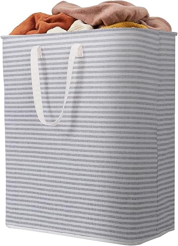 Miniatura 38 de Lifewit Paquete de 2 Cestas de Ropa Grandes Plegables, Cestas de Lavandería Independientes Impermeables con Asas de Fácil Transporte para Cuarto