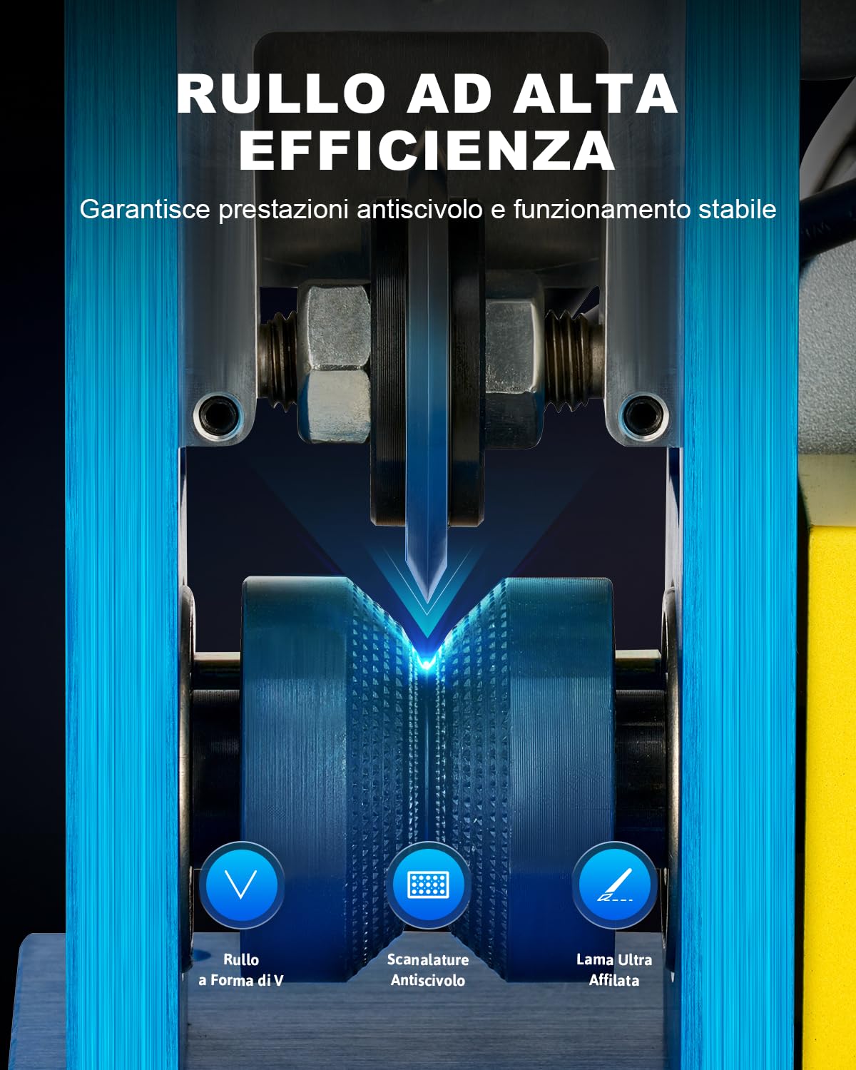 CREWORKS 180W Professionale Spellacavi Elettrica con 3 Piastre Foro 5 Canali per Cavo Φ1.5-25mm Spelafili Sguainacavi per Riciclaggio Cavi