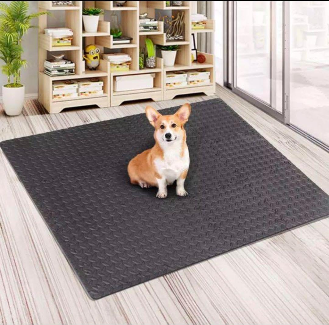 防音　衝撃吸収！筋トレ　トレーニング用　ジョイントマット グレー 24枚セット 防音 衝撃吸収！ 筋トレ 24枚入り トレーニング用 ジョイントマット