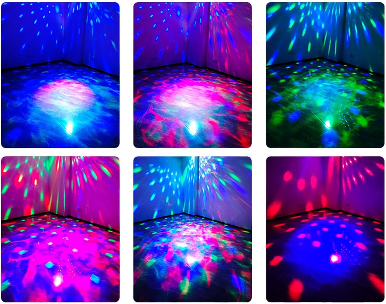 Christmas Projector Lights - LED Rotating Display, Outdoor Night Lamp with Colorful Patterns, Motion Effect with Remote Control, Holiday Decoration Garden Lighting, Projector Light for Home