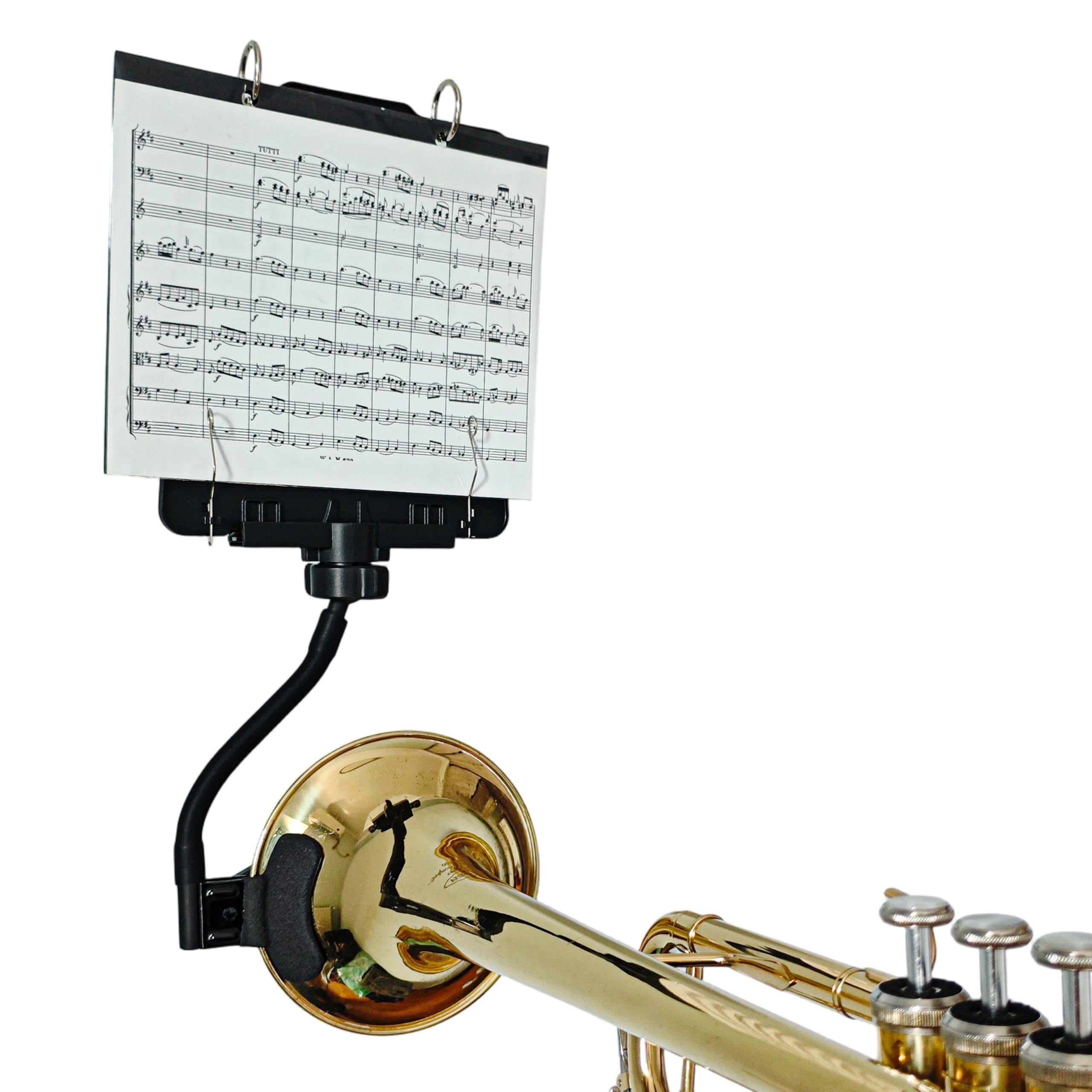 ST10 Bell Lyre with Flip Folder for Trumpet, Mellophone &amp; Trombone