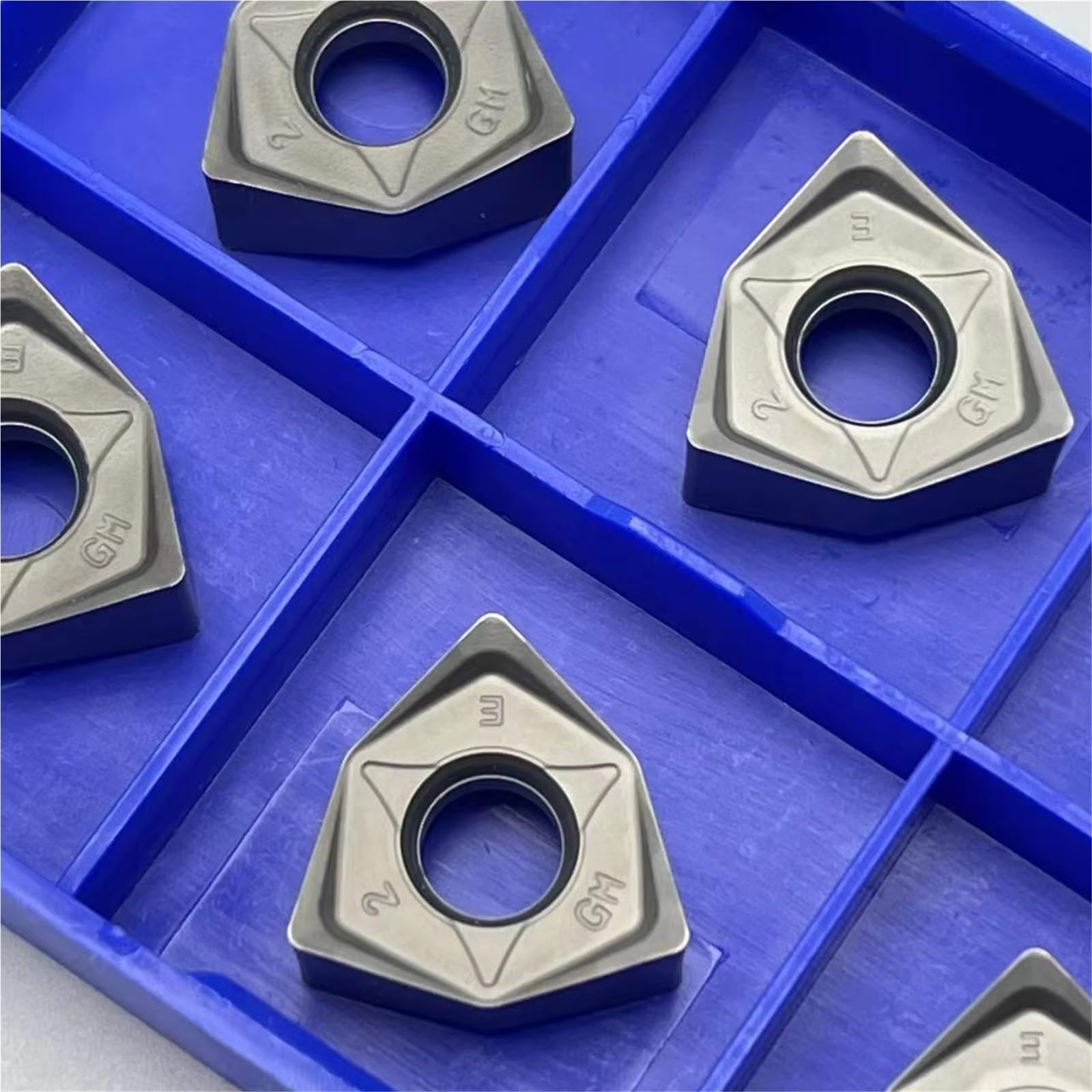 WNMU080608 Utensile Per Tornitura In Metallo Duro Ad Avanzamento Rapido, Esagonale A Doppia Faccia, Angolo Retto Di 90 Gradi WNMU 080608 Utensili Per Tornio(080608-GM KT8060,20PCS(2box))